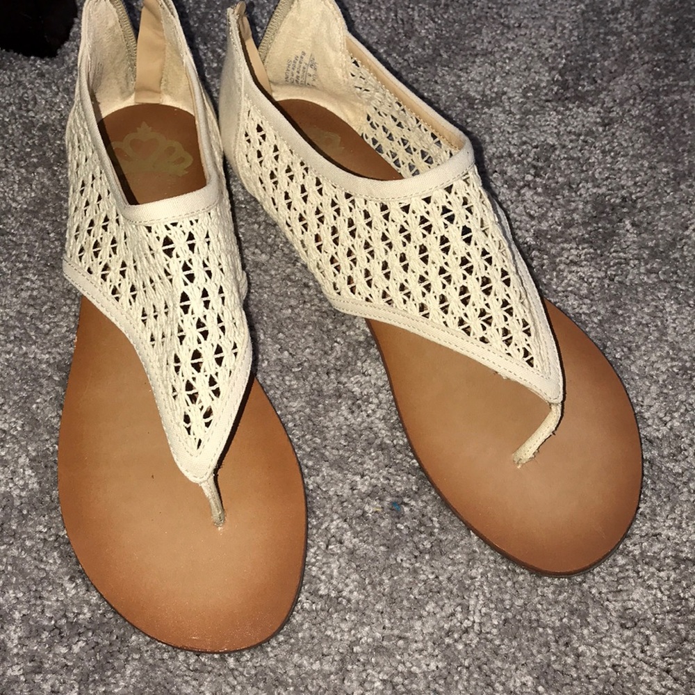 Fergalicous cream colored sandal